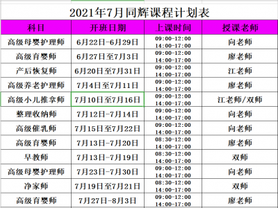 同輝家政培訓(xùn)七月計劃表它來了?。? height='100'>
            </a>
        </div>
        <div   id=